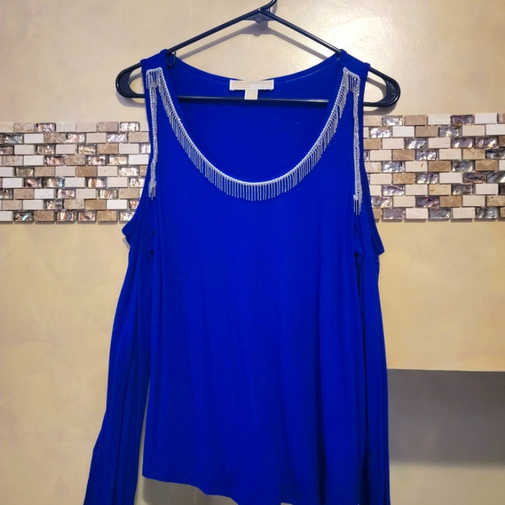 Michael Kors Cold Shoulder Top